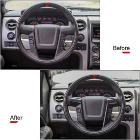 img 1 attached to Steering Interior Accessories 2009 2014 Carbon