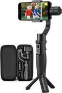 smartphone gimbal stabilizer - hohem isteady mobile plus, 3-axis phone gimbal for android and iphone 13,12,11 pro, video recording stabilizer with face/object tracking, 600 °auto rotation logo