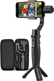 img 4 attached to Smartphone Gimbal Stabilizer - Hohem iSteady Mobile Plus, 3-Axis Phone Gimbal for Android and iPhone 13,12,11 PRO, Video Recording Stabilizer with Face/Object Tracking, 600 °Auto Rotation