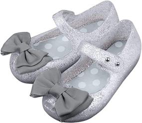 img 1 attached to IFANS Girls Princess Toddler Little Girls' Shoes ~ Flats