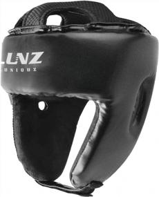 img 3 attached to Luniquz Boxing Headgear For Kids & Adults: MMA, Kickboxing, Karate Training - S Black