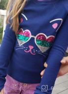 img 1 attached to Girls' Clothing: Spotted Zebra 👧 Toddler Long Sleeve Tops, Tees & Blouses review by Maggie Woods