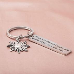 img 2 attached to WUSUANED Les Miserables Keychain: Even The Darkest Night Will End And The Sun Will Rise - A Gift For Hope And Recovery
