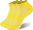 soft and moisture-wicking bamboo socks - unisex cushioned comfortable ankle/crew workout socks in 1/3/6 pairs logo
