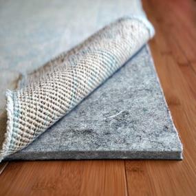img 4 attached to 🏠 Rug Pad USA - Superior-Lock Non-Slip Rug Pad - 10'x13' - 1/4" Thick - Felt and Rubber - Ideal for Hardwood Floors - Available in 2 Thickness Options and Various Custom Sizes
