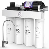 99.99% chloride reduction with simpure t1-400 400gpd ro under sink water filter system logo