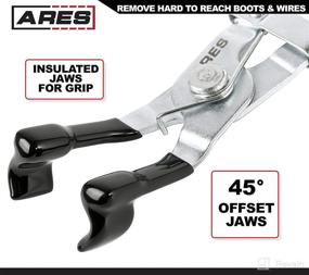 img 2 attached to 🧰 ARES 11054 - Spark Plug Plier Boot Removal Tool - Easily Remove Spark Plug Boots and Wires from Tight Spaces without Causing Damage – Enhanced 45 Degree Offset Jaws for Extended Reach