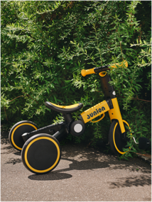 img 2 attached to Children's balance bike-transformer 3 in 1 JUNION Buzzi, yellow