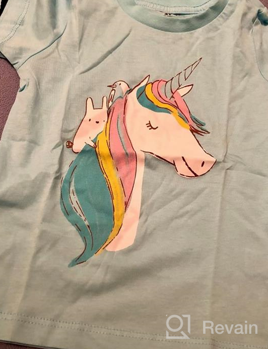 img 1 attached to 👧 Get your Toddler Summer-ready with our Girls Unicorn T-Shirt 3-Pack review by Veronica Garcia