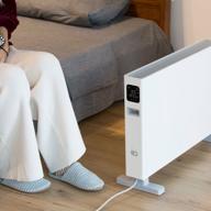 smartmi convector smartmi electric heater wifi model convector with display white (rostest eac), cn, white логотип