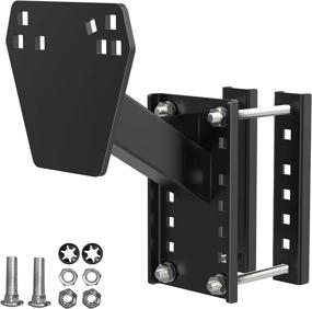 img 4 attached to 🔧 Kunzye Spare Tire Carrier: Heavy-Duty Spare Tire Mount Bracket for Trailers in Multiple Bolt Patterns - Durable Powder Coat Steel, Black