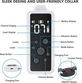 img 2 attached to Optimized Dog Training Collar with Shock Functionality