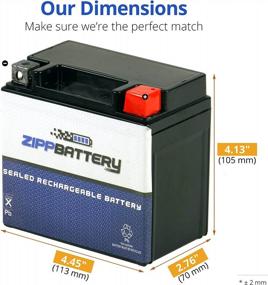 img 3 attached to 12V 6A YTZ7S Maintenance Free Battery For ATVs, Scooters, Dirt Bikes & Motorcycles - Nut & Bolt (T3) Terminal