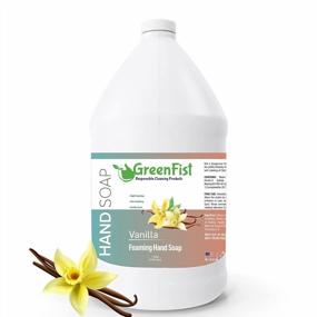 img 4 attached to GreenFist Foaming Hand Soap Refill Vanilla Scent USA Jug 128Oz 1 Gallon
