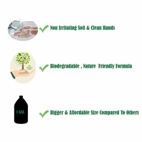 img 1 attached to GreenFist Пенящееся мыло для рук Сменный блок с ароматом ванили Кувшин США 128 унций 1 галлон