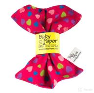 crinkly baby toy with pink hearts - baby paper logo