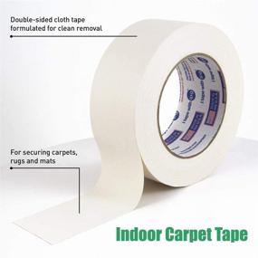 img 3 attached to Double-Sided Carpet Tape For Indoor Use By IPG, 1.88 Inches X 36 Yards (2-Pack)