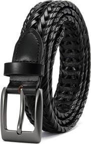 img 4 attached to 👩 CHAOREN Casual Women's Accessories: Stylish and Durable Braided Leather Belts