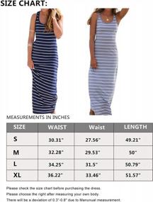 img 1 attached to Flaunt Your Summer Style With PERSUN'S Spaghetti Strap V Neck Beach Maxi Sun Tank Dress For Women