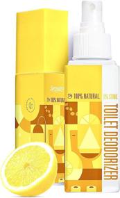 img 4 attached to #1 Powerful Natural Toilet Spray for Eliminating Odor & Freshening Up Your Bathroom (Citrus Haven) | Long-Lasting Pre-Flush Bathroom Spray & Premium Toilet Deodorizer with High-Quality Essential Oils