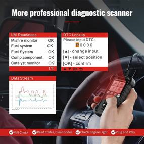 img 1 attached to MUCAR CDL20 OBD2 Scanner - Check Engine Code Reader And Diagnostic Scan Tool For All OBD II Protocol Cars Since 1996, With O2 Sensor, EVAP System, And Smog Test Functions