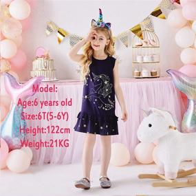 img 3 attached to 👗 VIKITA Casual Dresses for Toddler Girls: Stylish Clothing Collection at Dresses+