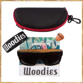 img 2 attached to 🕶️ Солнцезащитные очки с поляризованными линзами WOODIES Aviator: Улучшение видимости и стиль