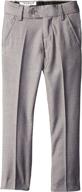 isaac mizrahi little blend charcoal boys' clothing - pants logo