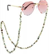 18k gold eyeglass chain sunglasses strap holder - pearlada retainer beaded string cord lanyard logo