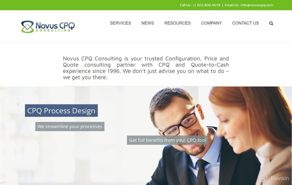 img 1 attached to Novus CPQ Consulting review by Ron Coleman