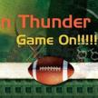 gridiron thunder sports logo