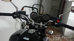 img 6 attached to Улучшите стиль своего мотоцикла с зеркалами KiWAV Ultra Chrome - овальной формы, алюминий с ЧПУ, 8 мм, совместимый с различными брендами