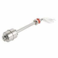 stainless steel water level sensor switch with float controller - ideal for fish tanks, cisterns, aquariums, pools, and ponds - single plastic ball float for liquid detection (1 pc) logo