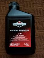 img 1 attached to Garden equipment oil BRIGGS & STRATTON 4 Stroke SAE-30, 0.6 l review by Jnis ubars ᠌