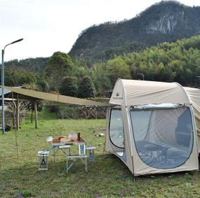 img 2 attached to SUV Tent with Spacious Interior and Ventilation - Enhanced Family Camping Tents with Tall Ceiling and Large Screen Doors