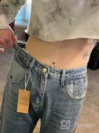 img 1 attached to Baggy Distressed Jeans For Women With High Waist And Wide Straight-Leg Style - Y2K Streetwear Pants With Ripped Boyfriend Fit review by Jesse Cruz