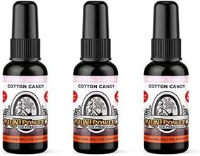 img 2 attached to 🍭 BluntPower 1.5oz Cotton Candy Air Freshener Spray - Concentrated Room Deodorizer & Odor Eliminator for Room, Car, Bathroom - 3 Pack