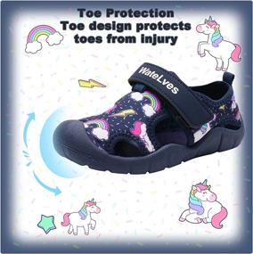 img 3 attached to 🦖 WateLves Sandals: Outdoor Toddler Dinosaur Boys' Shoes for Adventurous Playtime