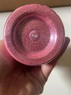 img 1 attached to Pink Glitter Powder For Tumblers Resin Crafts, Cosmetic Nail Face Body Painting Hair - YGDZ 140G 4.93OZ review by Laura Bates