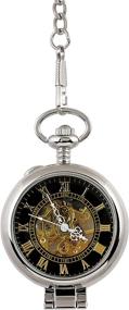 img 2 attached to Coin Magnifying Silvertone Certificate Authenticity Men's Watches better for Pocket Watches