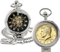 coin magnifying silvertone certificate authenticity men's watches better for pocket watches logo