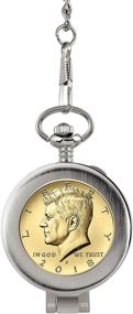 img 3 attached to Coin Magnifying Silvertone Certificate Authenticity Men's Watches better for Pocket Watches