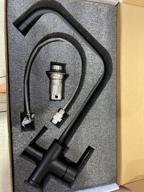 img 2 attached to Kitchen faucet (sink) Frap H802-6 F43801-6 black review by Franciszka Gogowska ᠌