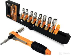 img 4 attached to TOOLMAK Ratchet Screwdriver Dual Drive Reversible Tools & Equipment