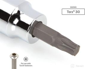 img 3 attached to 🔧 TEKTON 3/8 Inch Drive T40 Torx Bit Socket: Efficient Screw-Tightening Tool, SHB14240