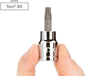 img 1 attached to 🔧 TEKTON 3/8 Inch Drive T40 Torx Bit Socket: Efficient Screw-Tightening Tool, SHB14240