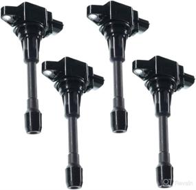 img 4 attached to 🔥 High-Quality Ignition Coils Pack for Nissan Altima 2007-2013 Sentra Tiida NV200 Versa X-Trail Rogue Infiniti FX50 M56 - Set of 4