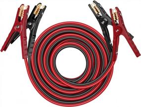 img 4 attached to THIKPO G225 Heavy Duty Jumper Cables, Booster Cables With UL-Listed Clamps, High Peak Jumper Cables Kit For Car, SUV And Trucks With Up To 7-Liter Gasoline And 5-Liter Diesel Engines (2Gauge X 25Ft)