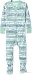 img 4 attached to HonestBaby Organic Snug Fit Pajamas Rainbow Apparel & Accessories Baby Boys for Clothing