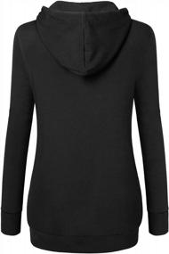 img 1 attached to Women'S Lightweight Sweatshirts: Long Sleeve Hoodies With Cowl Neck Pullover Design By Bulotus